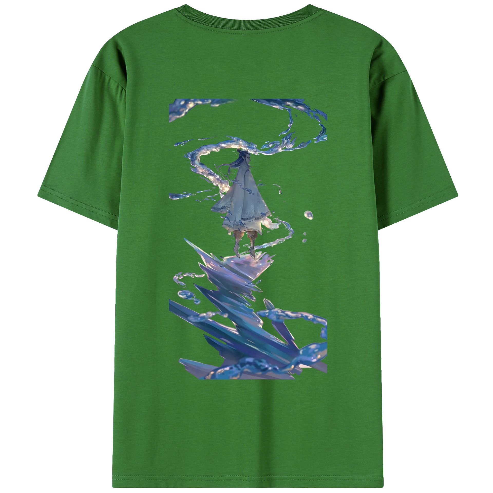 （画像用） Ne Zha 2 ナタ 魔童の大暴れ レディース半袖Tシャツ(バックプリント)
